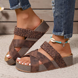 Martine - Damen Orthopädische Ledersandalen mit Riemen – Braun