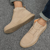 Xylar | Britische Casual Martin Stiefel – Beige