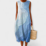 Sandera – Kleid für zeitlose Eleganz – Blau 1