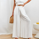 Damen Bequeme Elegante Freizeithose | Ideal Für Alltag und Freizeit – Weiß