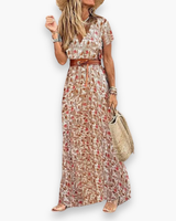 Frauen’s Elegantes Sommerkleid | Maxi – Rot
