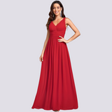 Maddie - Elegantes, ärmelloses Abendkleid für Damen – Rot