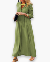 Damen Elegantes Maxi kleid | Sommer Lange Kleider – Grün