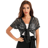 Damen Elegante Rot und Schwarz Oktoberfest Dirndl Bluse – Schwarz