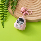 AstroShine – Leuchtender Astronauten Schlüsselanhänger – Rosa