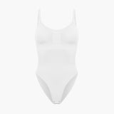 Bodysuit Sculpting Shapewear mit Slip – Weiß