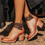 Ginevra™ | Chunky Sole Multi-Strap Pumps – Dunkelbraun