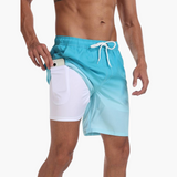 Sommer Shorts mit Kordelzug - Herrenmode für heiße Tage – Blau 7