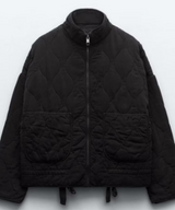 Zoedene – elegante baumwolljacke – Schwarz