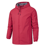 Herren Regenjacke | Wasserdichte – Rot