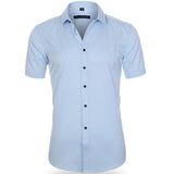 Gerlon | Herren Arbeits Polo Hemd | Kurzarm – Hellblau