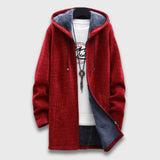 Kian| Vielseitige Unisex-Jacke für kalte Tage – Rot