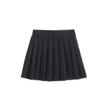 Damen Faltenrock Drune – Schwarz