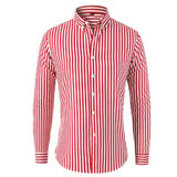 Herrenhemd | Modern gestreift – Rot