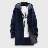 Kian| Vielseitige Unisex-Jacke für kalte Tage – Marineblau