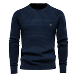 Sebastien –  Bequemer und stilvoller Pullover für Männer. – Blau