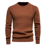 Sebastien –  Bequemer und stilvoller Pullover für Männer. – Braun