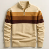 Gestreifter LORVEN Pullover – Braun