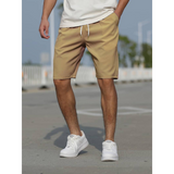 Herren Shorts | niedrige Leibhöhe mit Kordelzug – Khaki