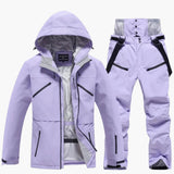 Zweiteiliges Ski Set für Unisex – Lila