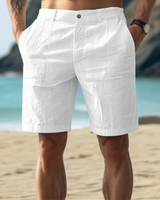 Herren Lässige Sommer Shorts | Bequem und Atmungsaktiv – Weiß