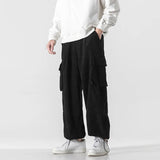 Sebastian - Cargo-Hose mit Taschen – Schwarz