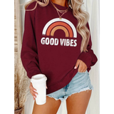 Paulina - Damen Sweatshirt für Sport und Freizeit – Burgunderrot