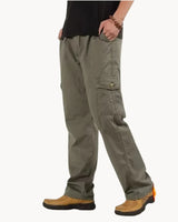 Adrie - premium-fleece-komfort-cargohose für herren – Grün