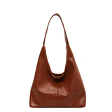 Lavina -  Vintage-Tragetasche für Damen mit viel Platz – Hellbraun