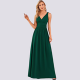 Maddie - Elegantes, ärmelloses Abendkleid für Damen – Grün
