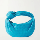 Rémy-Anne | Damentasche | Geflochtenes Design und geknoteter Griff – Blau