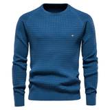 Sebastien –  Bequemer und stilvoller Pullover für Männer. – Hellblau
