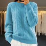 ASTRID – Premium Strickpullover für den Winter – Blau