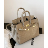 Große Designer-Handtasche Für Frauen | Crossbody – Beige