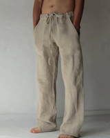 Herren Lässige Kordelzug-Hose | Lockerer Schnitt – Sand