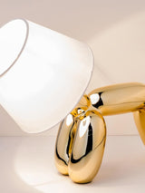 Fido Hunde lampenschirm Tischleuchte – Gold