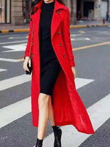 Stylische Woll-Damenjacke - Elora – Rot