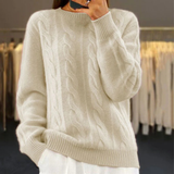 ASTRID – Premium Strickpullover für den Winter – Beige