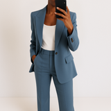 Melanie | Zweiteiliger Damenanzug – Blau
