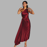 Brigitte | Luftiges Kleid mit eleganter Passform – Rot