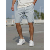 Herren Shorts | niedrige Leibhöhe mit Kordelzug – Grau