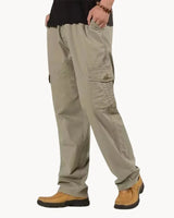 Adrie - premium-fleece-komfort-cargohose für herren – Khaki