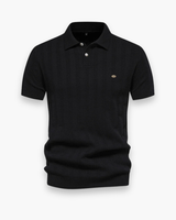 Herren Atmungsaktives Poloshirt | Stilvolles Design – Schwarz