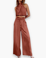 Damen Eleganter Jumpsuit | Festlich Sommer Jumpsuit – Orange