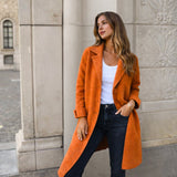 Mathei – Langärmelige Jacke Mit Knöpfen – Orange