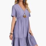 Isabell | Bequemes stilvolles Kleid – Lila