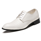 Tristan - Schnürschuhe aus Leder für Herren – Weiß