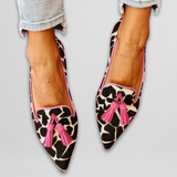 Isa | Spitz zulaufende Loafer – Rosa