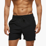 Schnelltrocknende Stretchshorts für Herren - Ideal für Sport & Freizeit – Schwarz