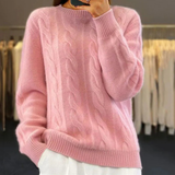 ASTRID – Premium Strickpullover für den Winter – Hellrosa